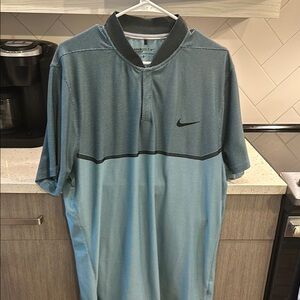 Nike Men's Blue Polo Shirt
